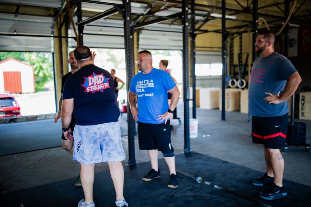 Members training together at Arc Reactor CrossFit, highlighting gym memberships in Zanesville