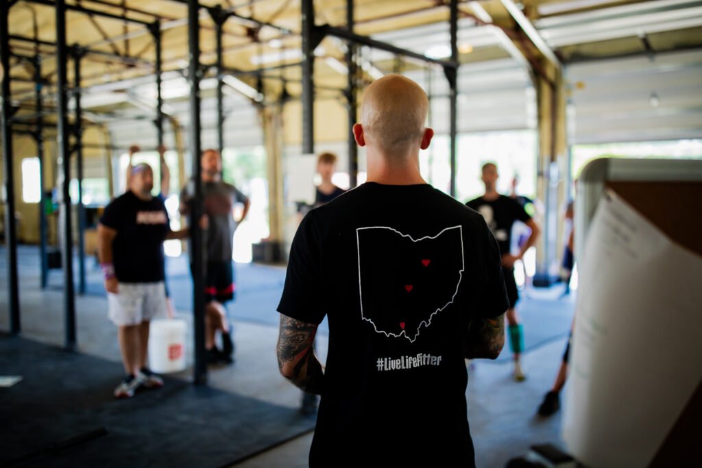 Kendell coaching at Arc Reactor CrossFit
